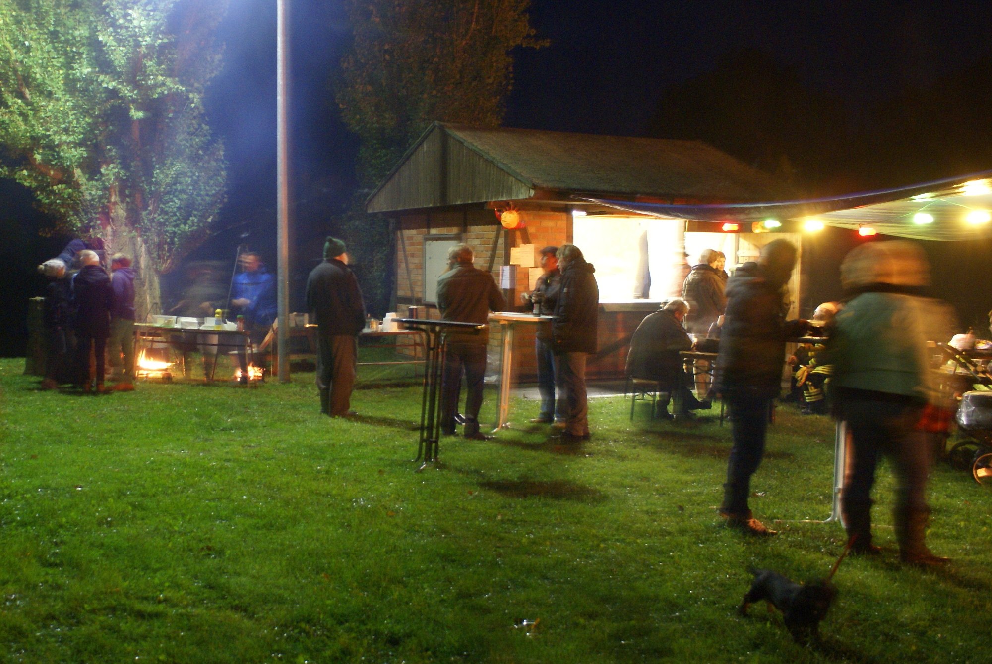 z.B. das Herbstfeuer.