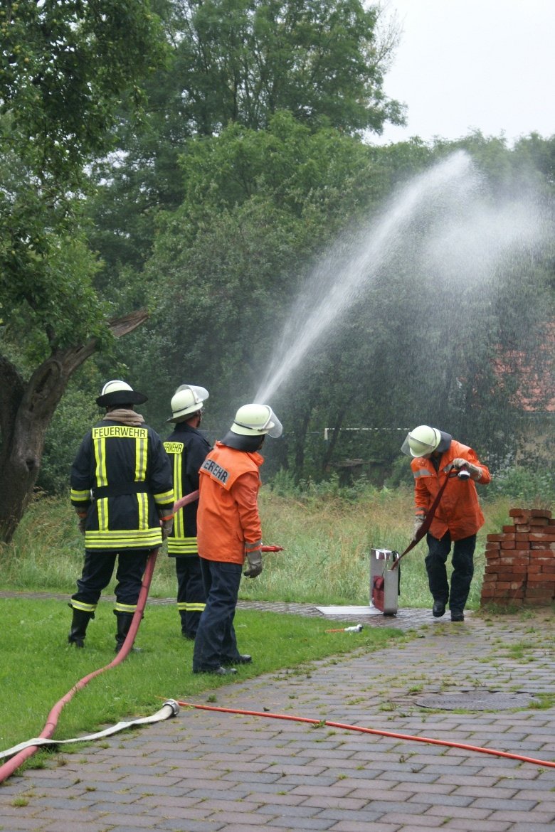 Löschangriff nass - erfolgreich