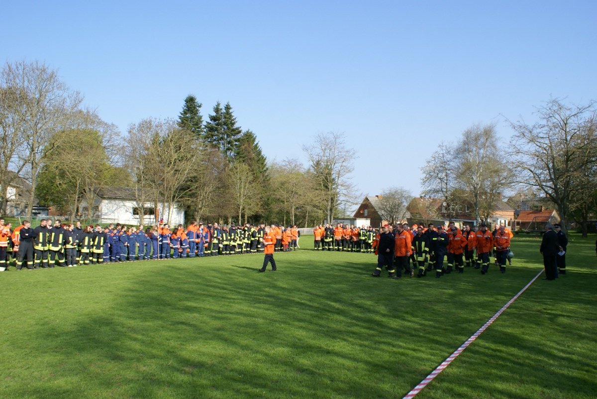 Antreten zum Ausscheid 2013