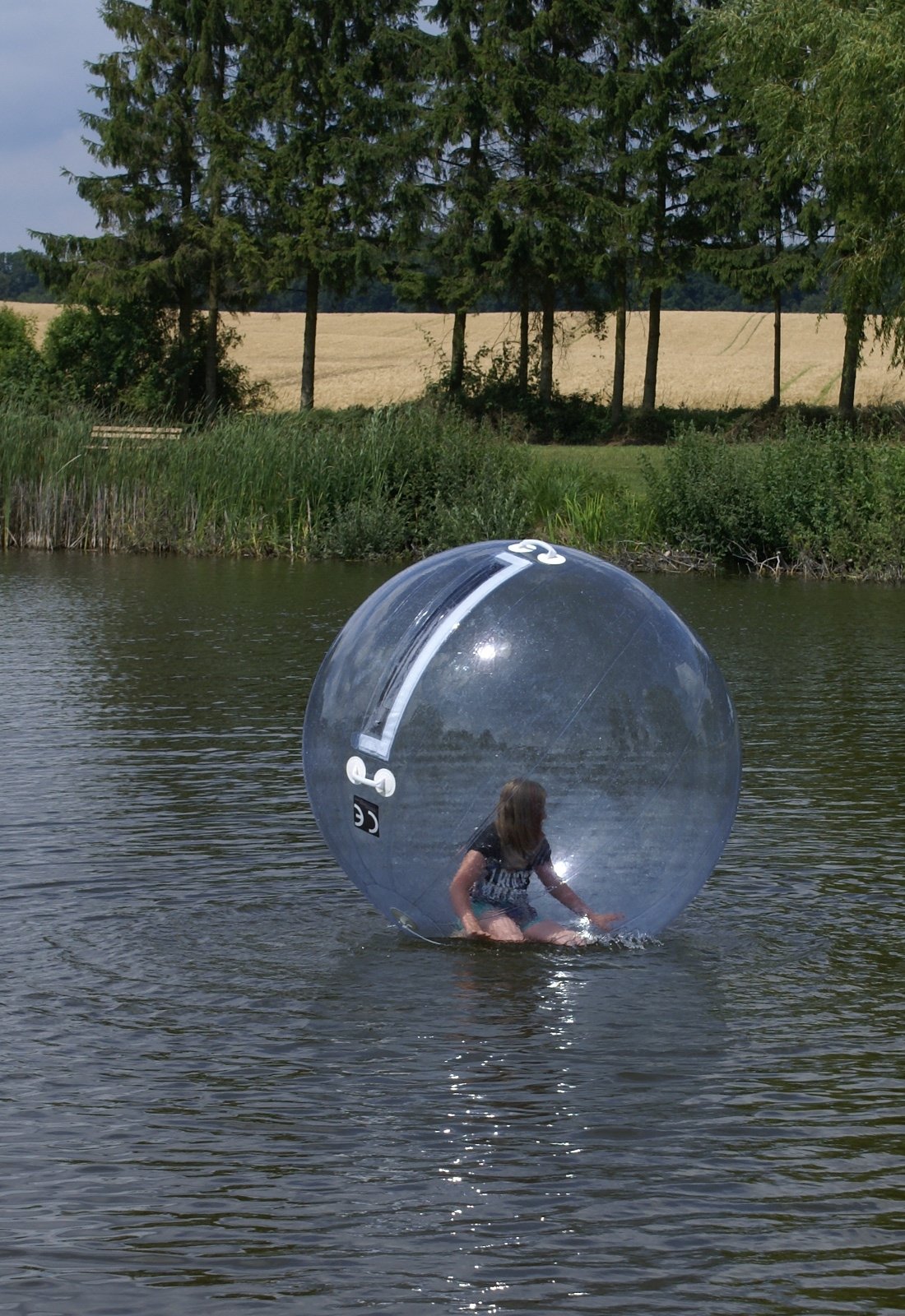 Ballspiele auf dem Bauernteich
